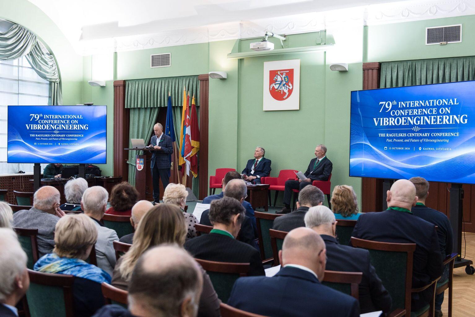 Forumas: konferencijos dalyviai aptarė K. Ragulskio mokslinės mokyklos palikimą, naujausius vibroinžinerijos tyrimus ir šios mokslo krypties ateitį.