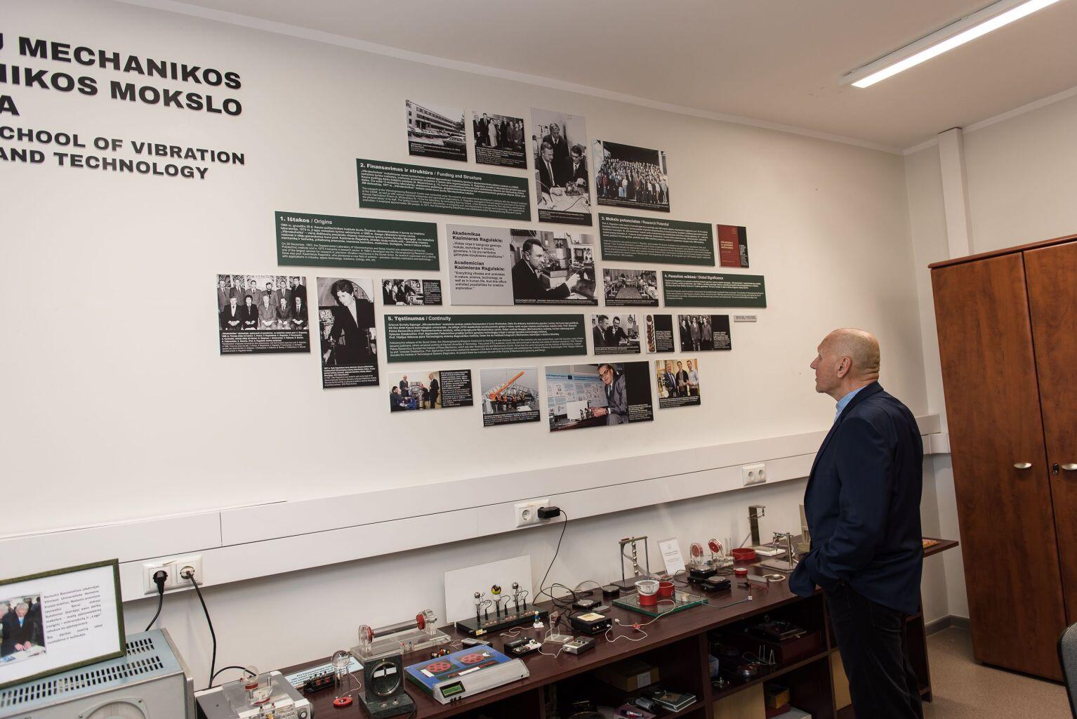 Atidarymas: jubiliejinę programą papildė KTU Mechanikos inžinerijos ir dizaino fakultete atidarytas Vibrotechnikos muziejus.