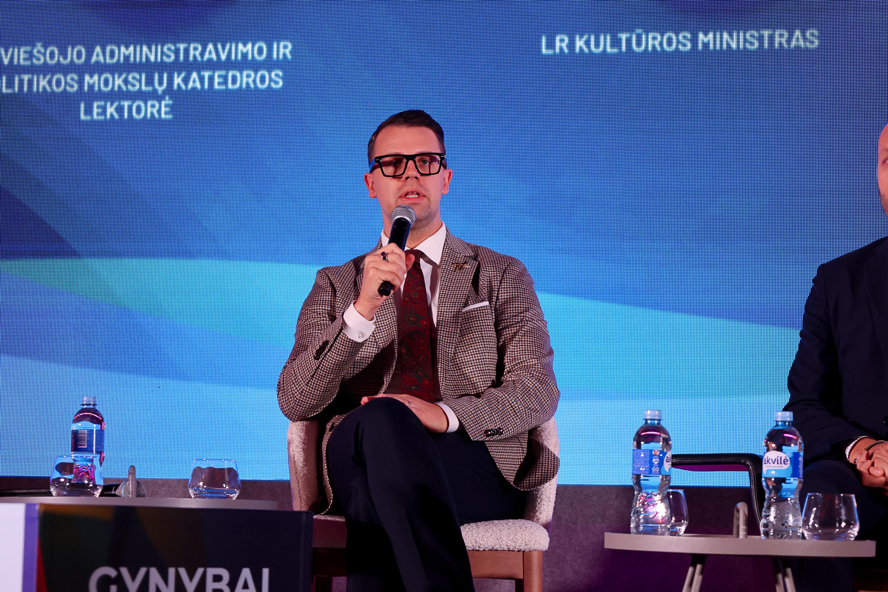 LR kultūros ministras Lukas Alsys