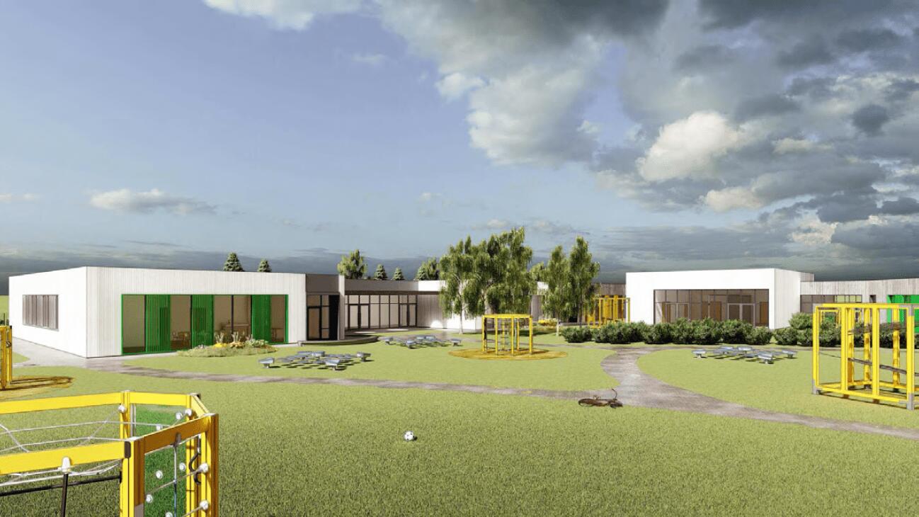 Naujo darželio Gargžduose projekto vizualizacija