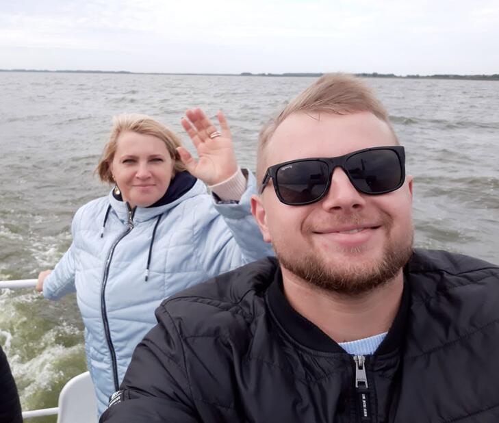 Ramūnas Rojus su mama