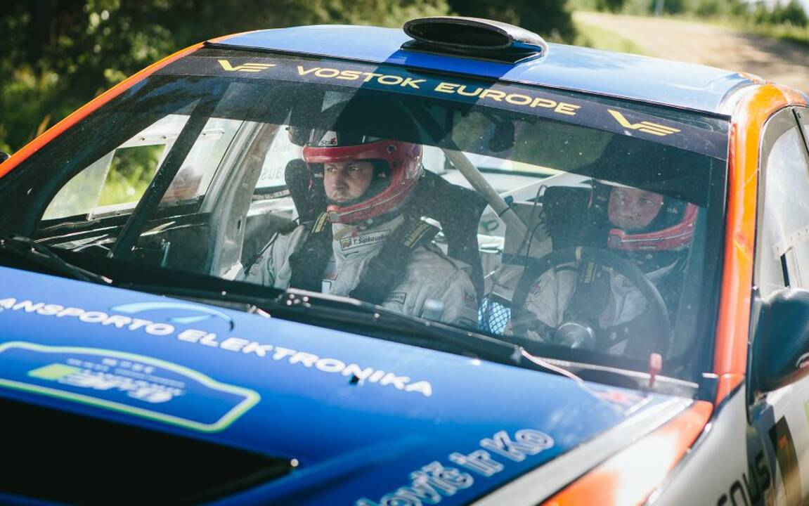 Ralio „300 Lakes Rally“ akimirkos