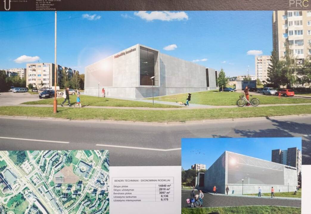 Aptartas būsimo Fabijoniškių baseino projektas