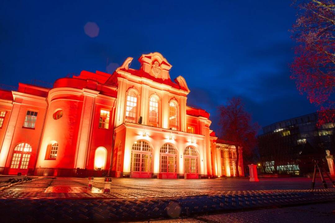 Kauno muzikinis teatras įspūdingai nušvito