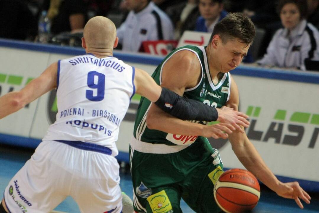 Lietuvos krepšinio lyga: Prienų-Birštono „Vytautas“ – Kauno „Žalgiris“ 71:79.