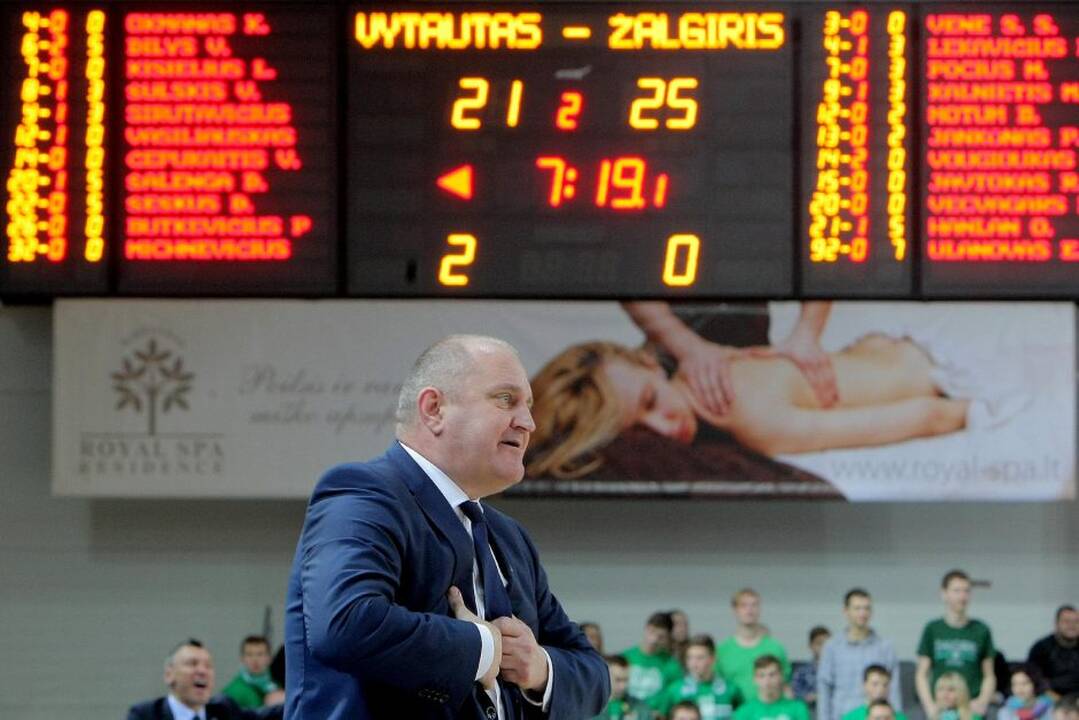 Lietuvos krepšinio lyga: Prienų-Birštono „Vytautas“ – Kauno „Žalgiris“ 71:79.
