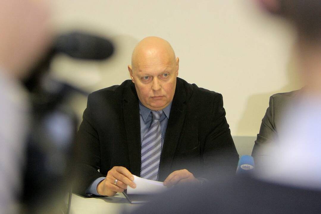 Surengta spaudos konferencija dėl saviečių vaikžudžio bylos.