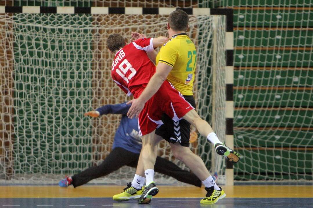 Europos vyrų rankinio čempionato atrankos rungtynėse lietuviai sužaidė lygiosiomis su slovakais.