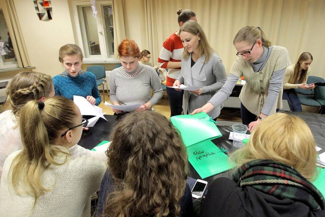 KTU Akademinio choro „Jaunystė“ repeticijoje.