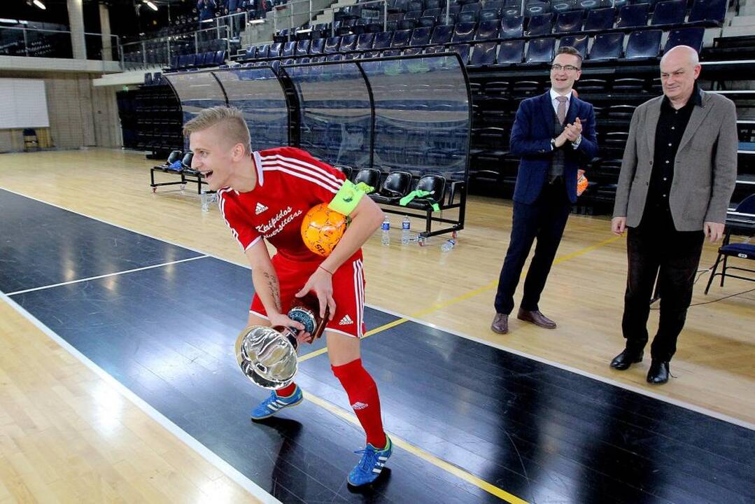 Lietuvos salės futbolo taurę laimėjo klaipėdiečiai.