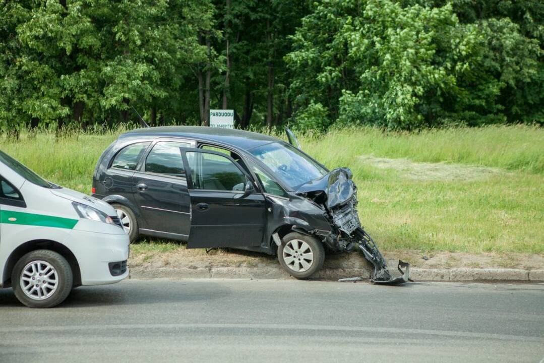 Avarija Partizanų gatvėje