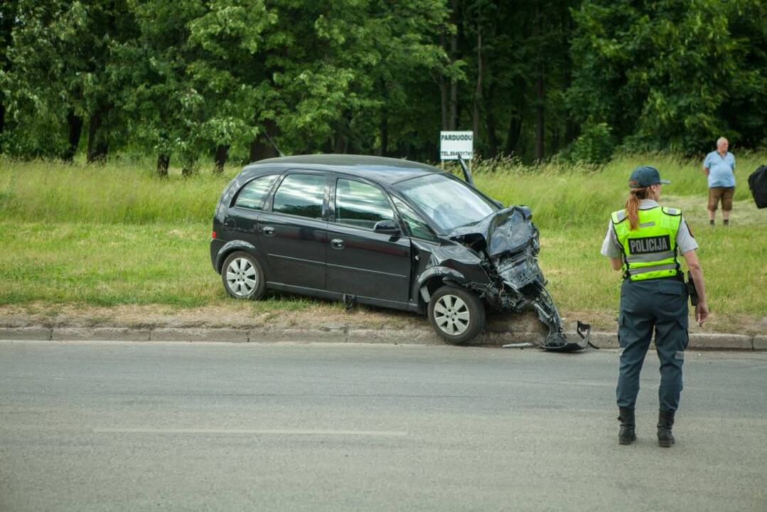Avarija Partizanų gatvėje