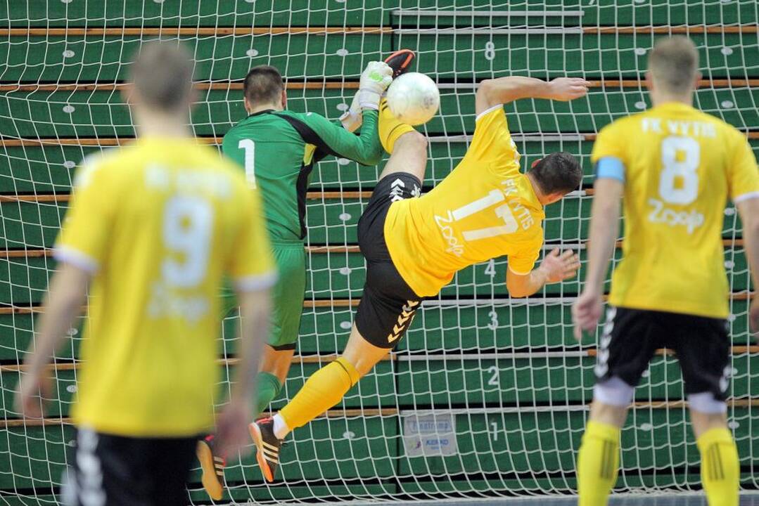 Salės futbolas: „Arsenalas“ – „Vytis“ 1:6