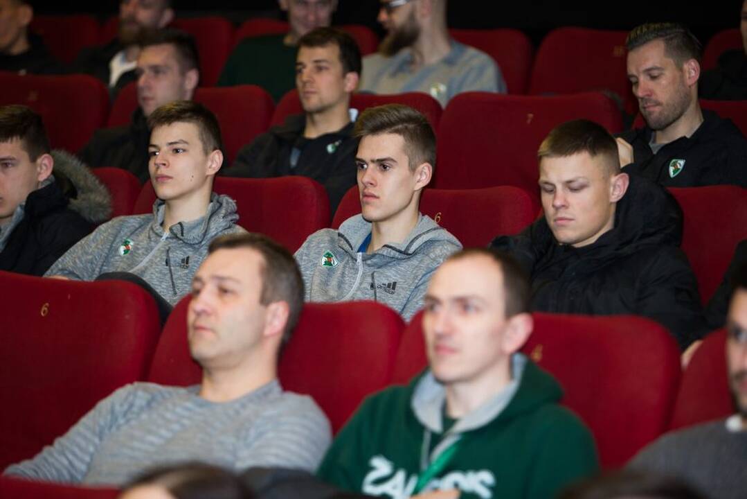  „Žalgirio“ krepšininkai apsilankė kine