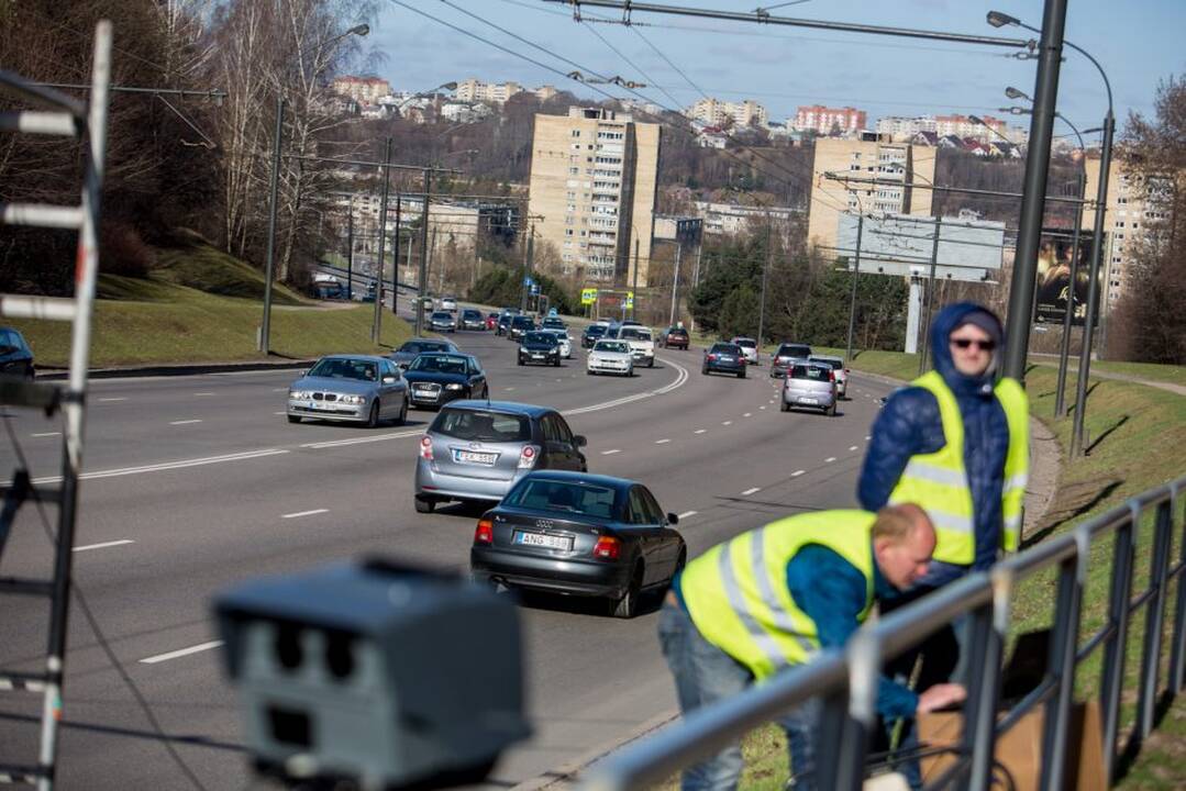 Radaro bandymas Nuokalnės gatvėje