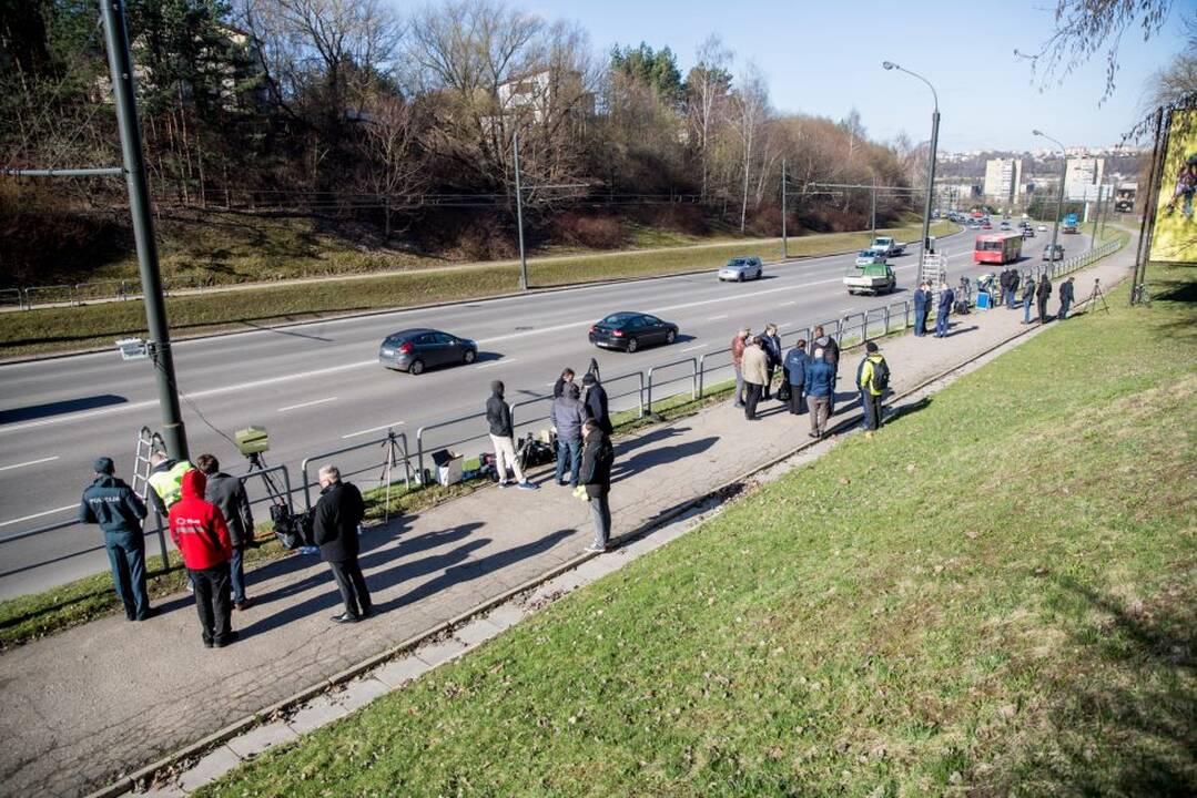 Radaro bandymas Nuokalnės gatvėje