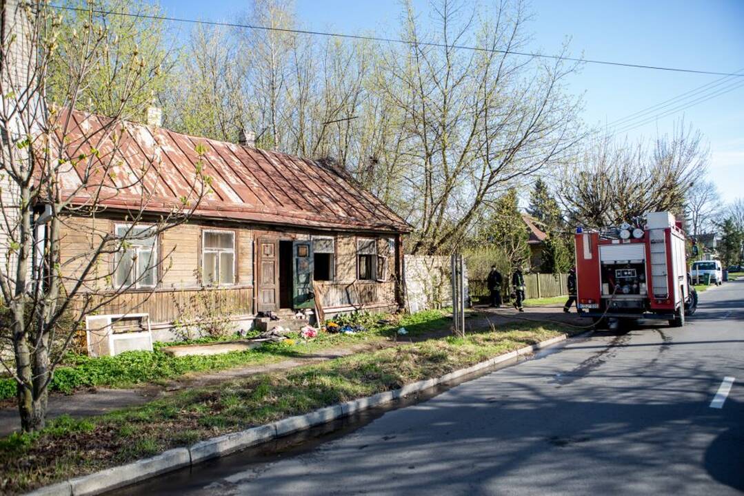 Gaisras Kapsų gatvėje