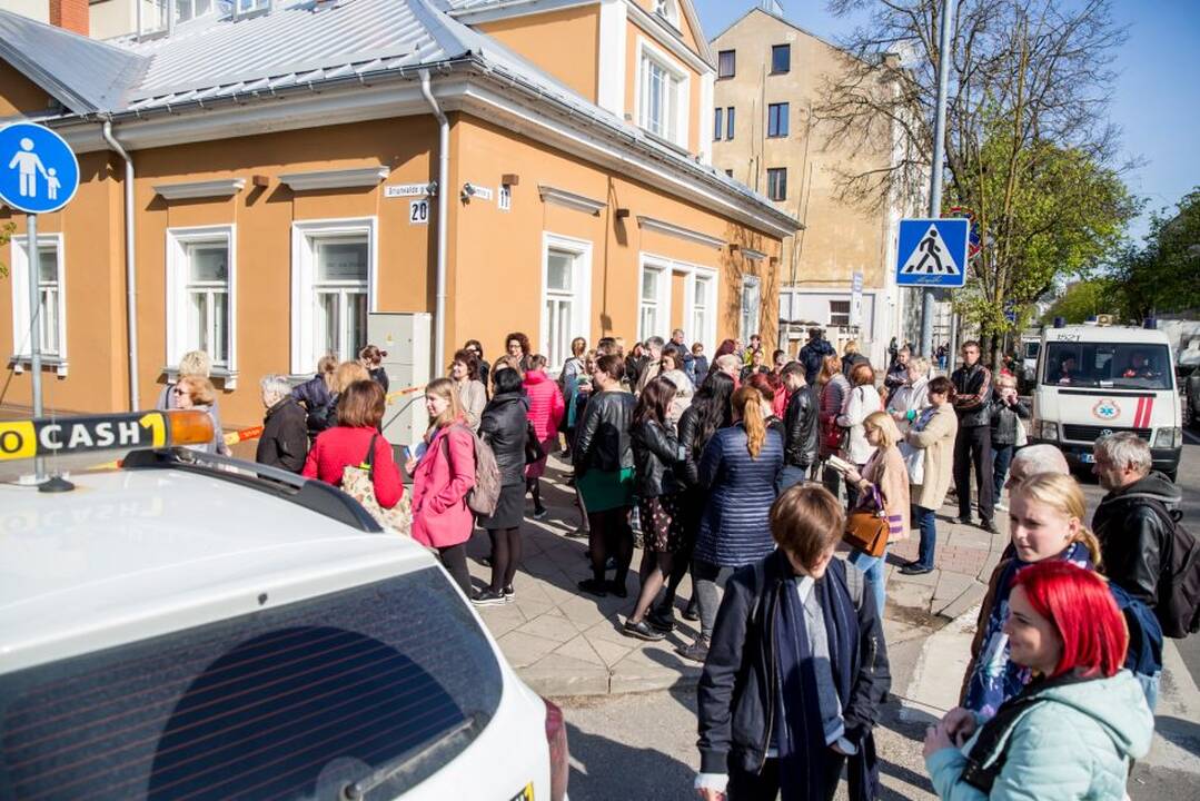 Priešgaisrinės pratybos Kauno "Akropolyje"