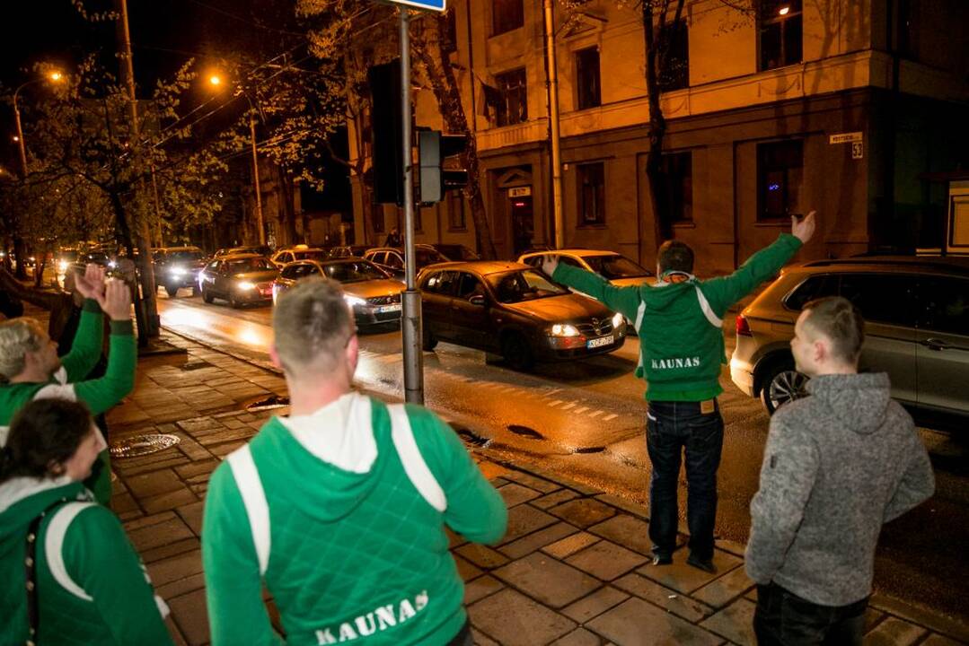 Sirgaliai švenčia "Žalgirio" pergalę