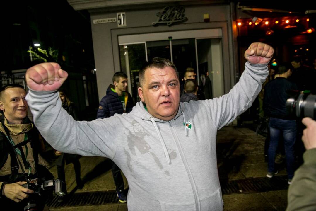 Sirgaliai švenčia "Žalgirio" pergalę