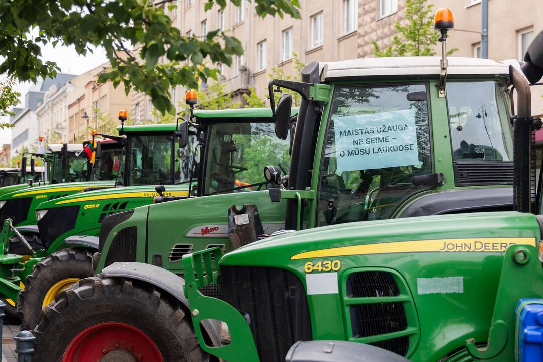 Vilniuje – įspėjamasis ūkininkų protestas