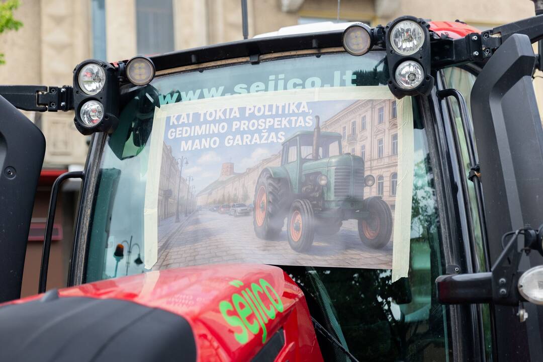 Vilniuje – įspėjamasis ūkininkų protestas