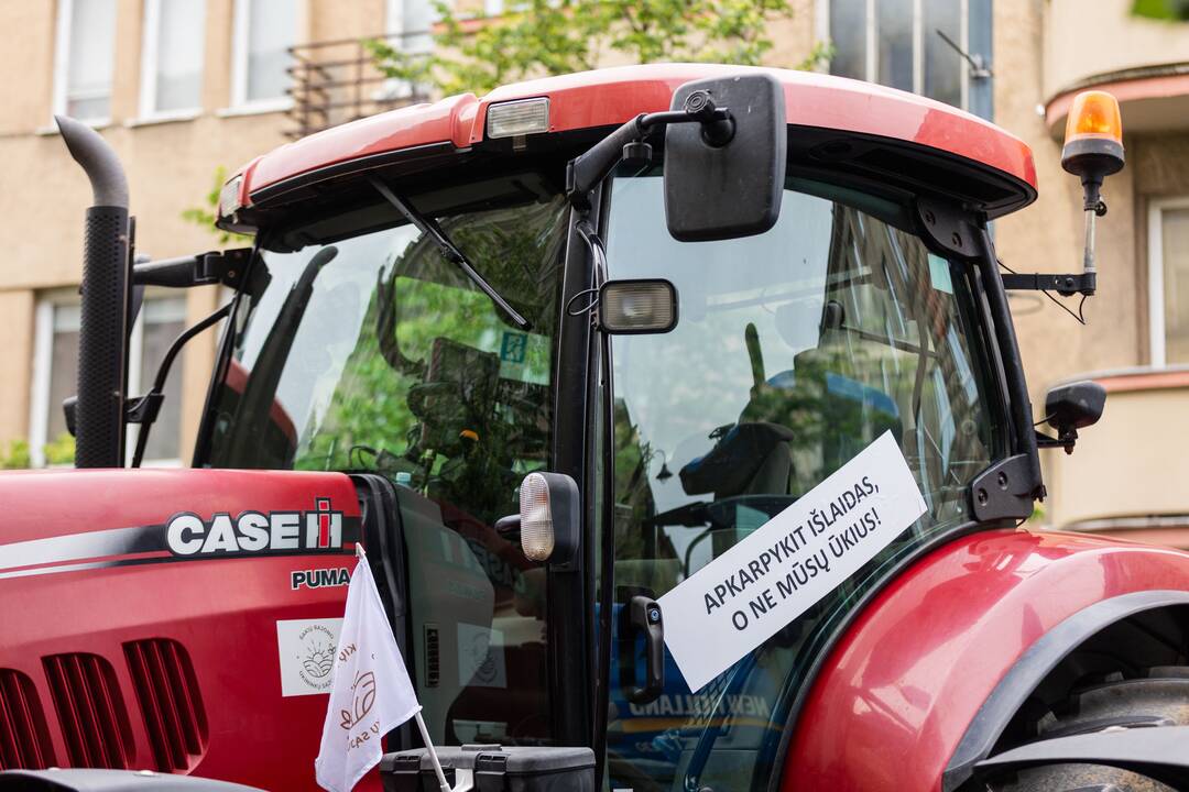 Vilniuje – įspėjamasis ūkininkų protestas