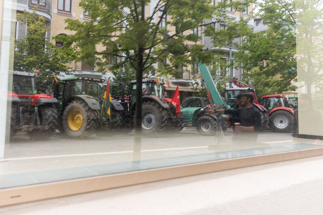 Vilniuje – įspėjamasis ūkininkų protestas