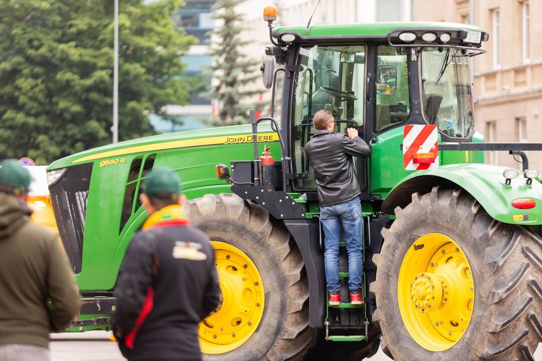 Vilniuje – įspėjamasis ūkininkų protestas