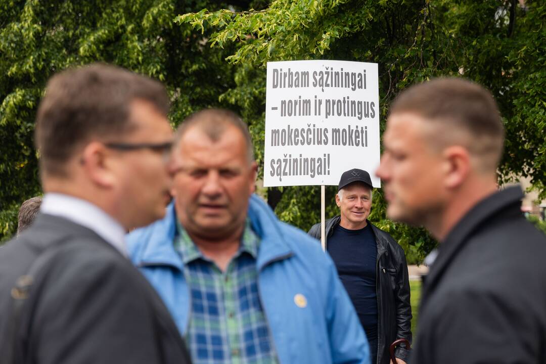 Vilniuje – įspėjamasis ūkininkų protestas