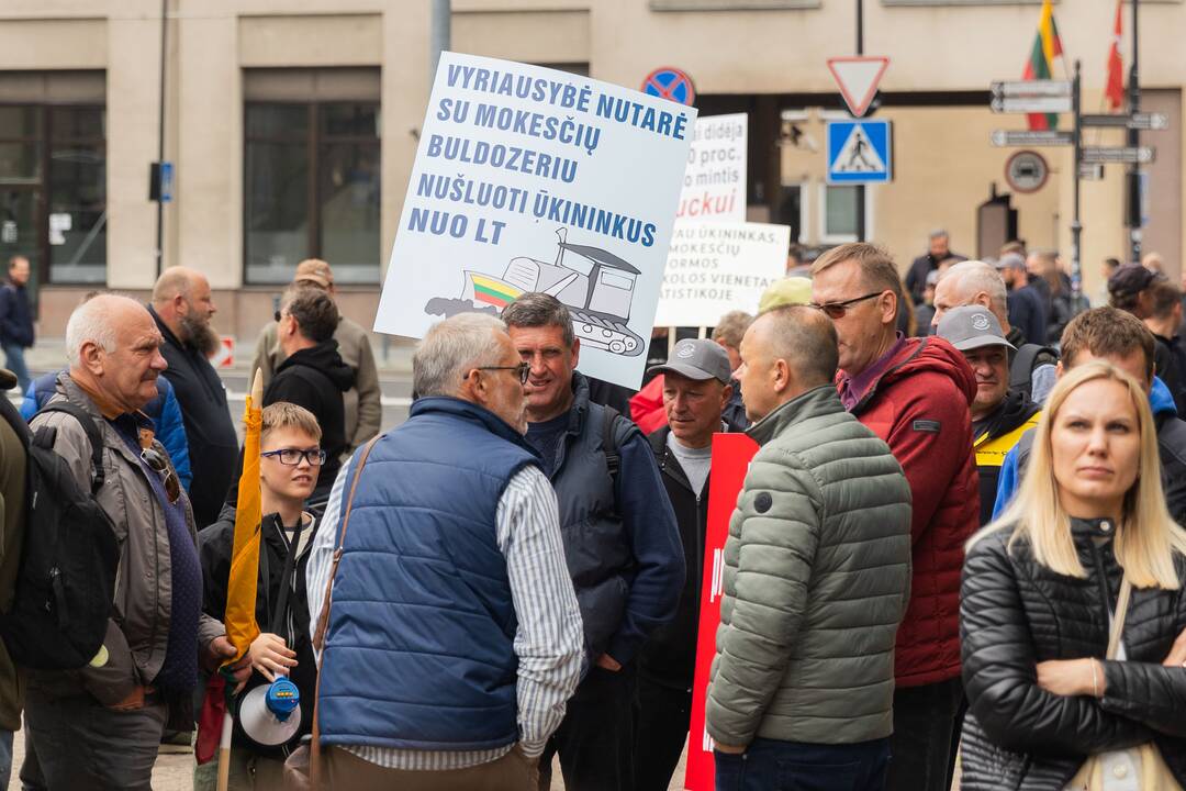 Vilniuje – įspėjamasis ūkininkų protestas