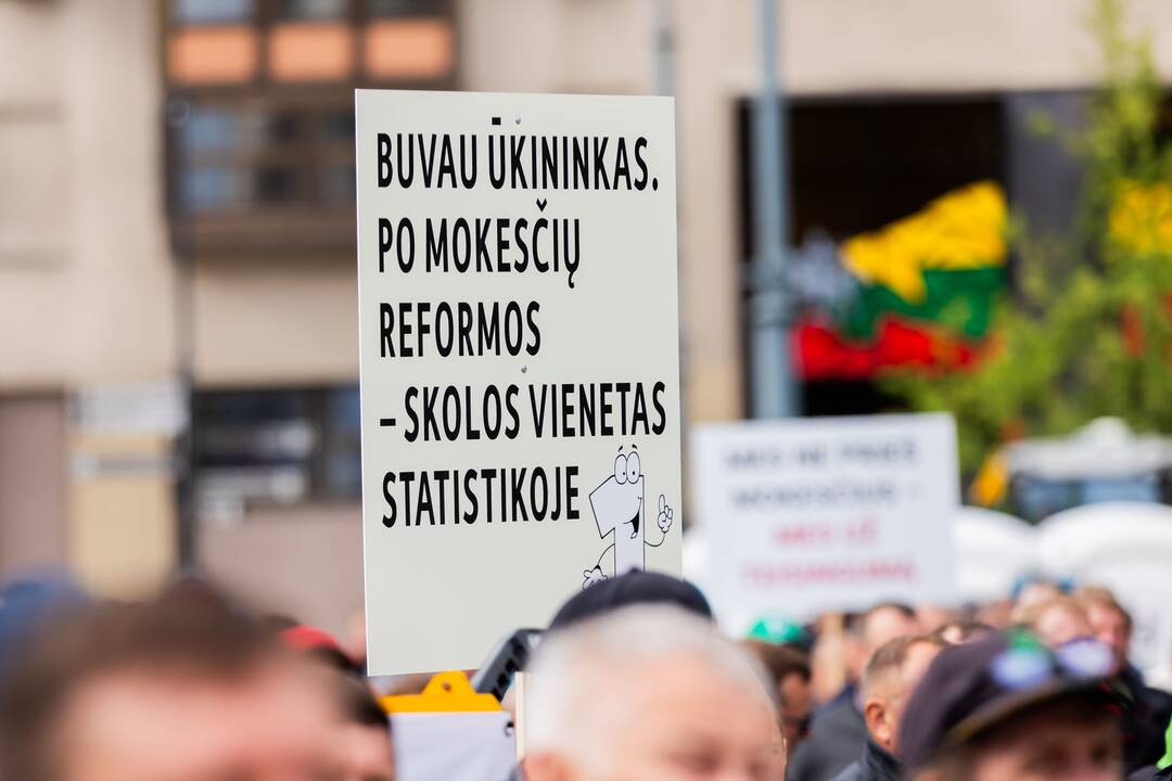 Vilniuje – įspėjamasis ūkininkų protestas