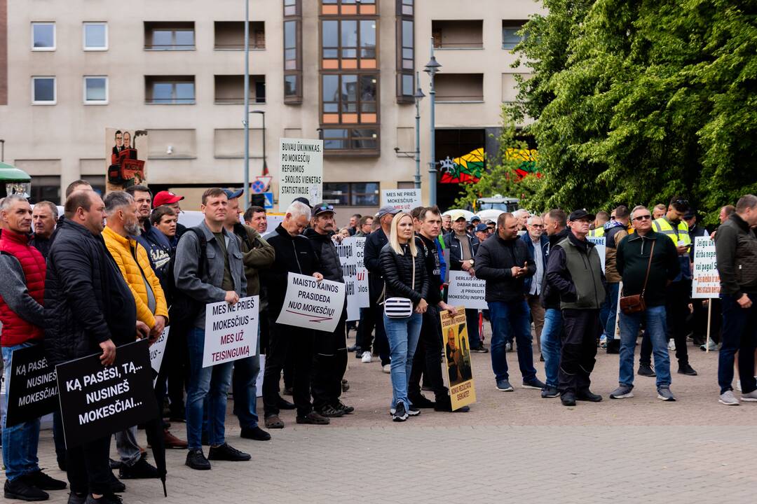 Vilniuje – įspėjamasis ūkininkų protestas