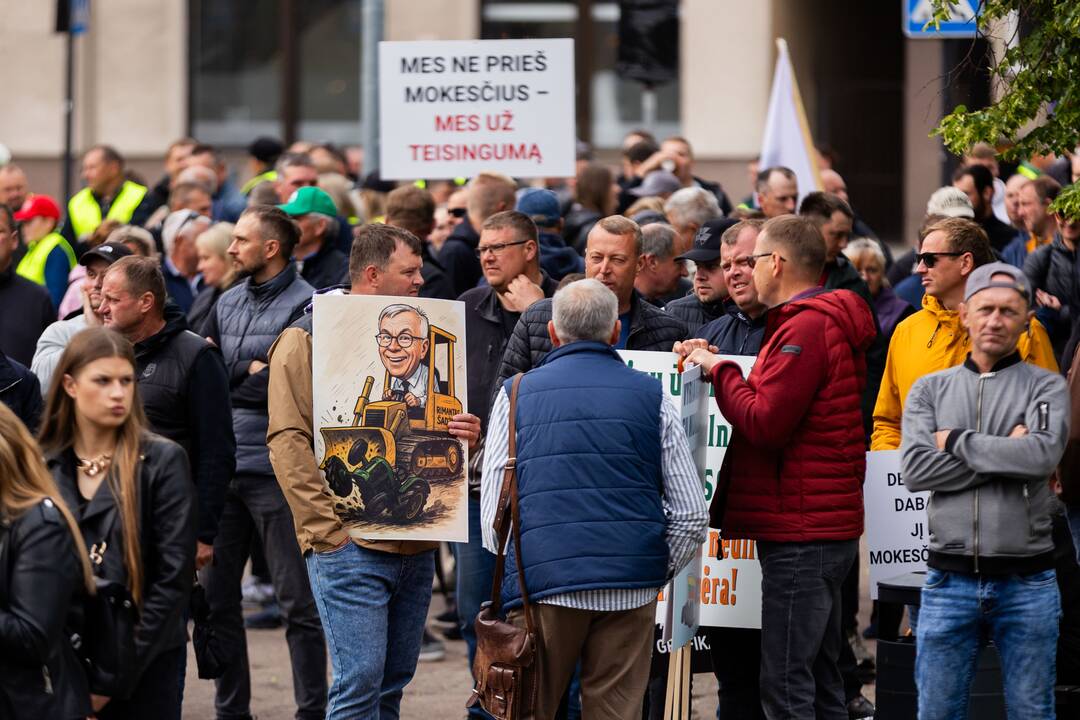 Vilniuje – įspėjamasis ūkininkų protestas