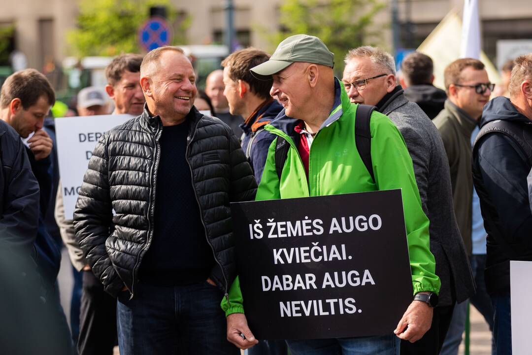 Vilniuje – įspėjamasis ūkininkų protestas