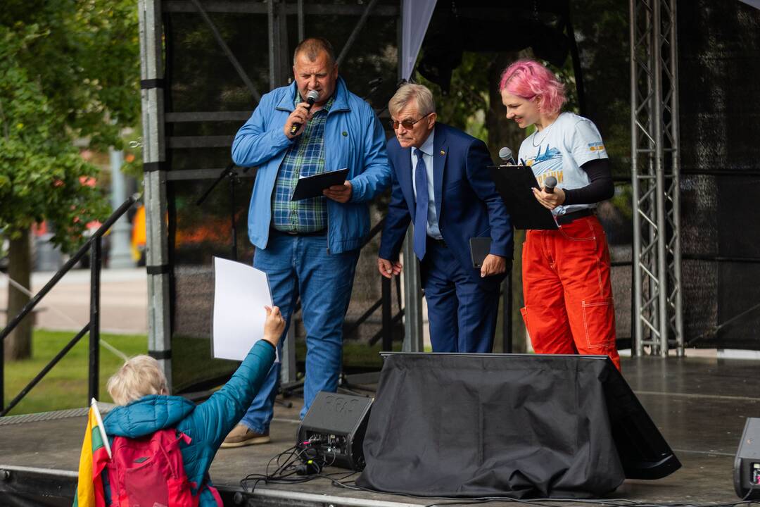 Vilniuje – įspėjamasis ūkininkų protestas