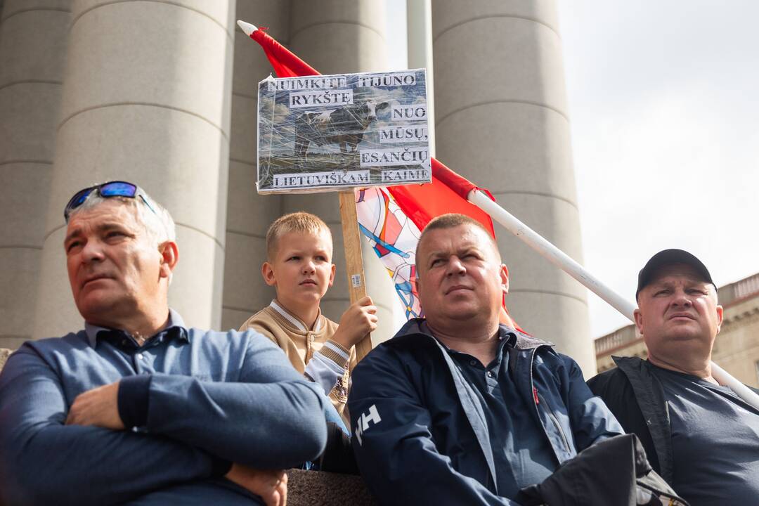 Vilniuje – įspėjamasis ūkininkų protestas