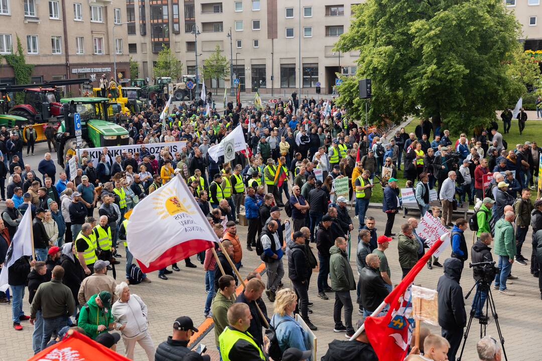 Vilniuje – įspėjamasis ūkininkų protestas