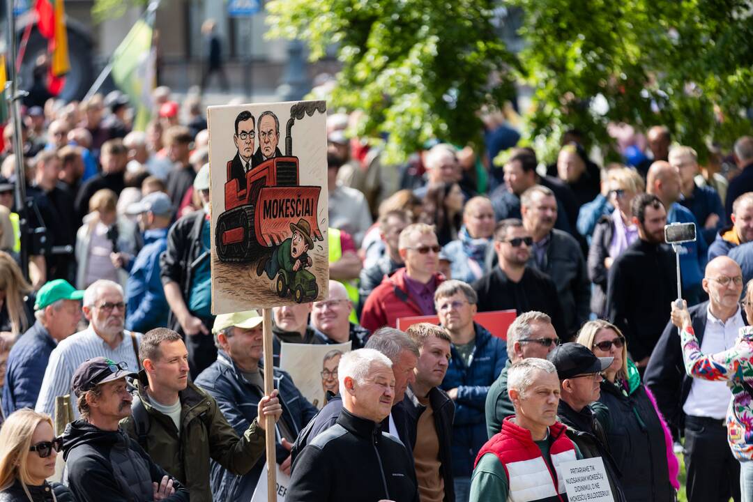 Vilniuje – įspėjamasis ūkininkų protestas