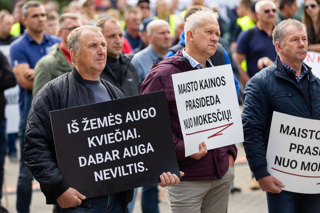 Vilniuje – įspėjamasis ūkininkų protestas