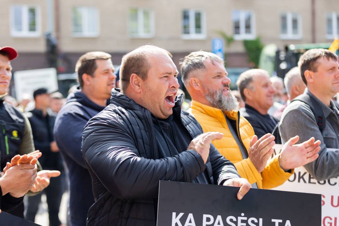 Vilniuje – įspėjamasis ūkininkų protestas