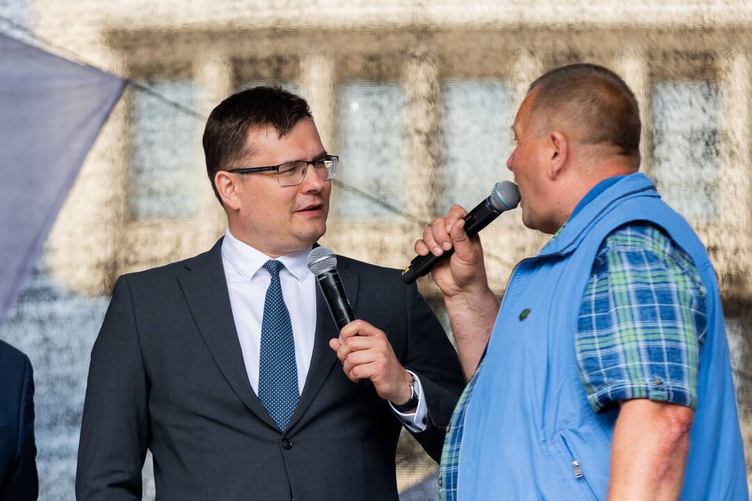 Vilniuje – įspėjamasis ūkininkų protestas