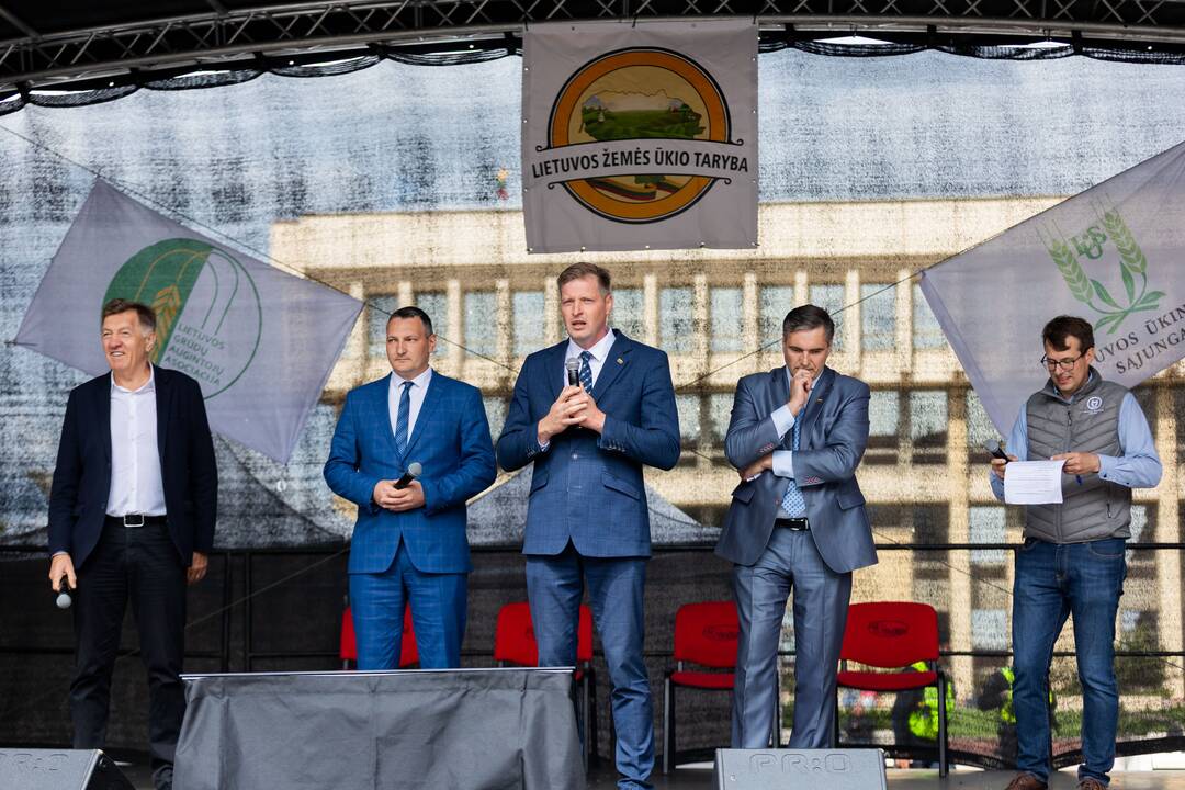 Vilniuje – įspėjamasis ūkininkų protestas