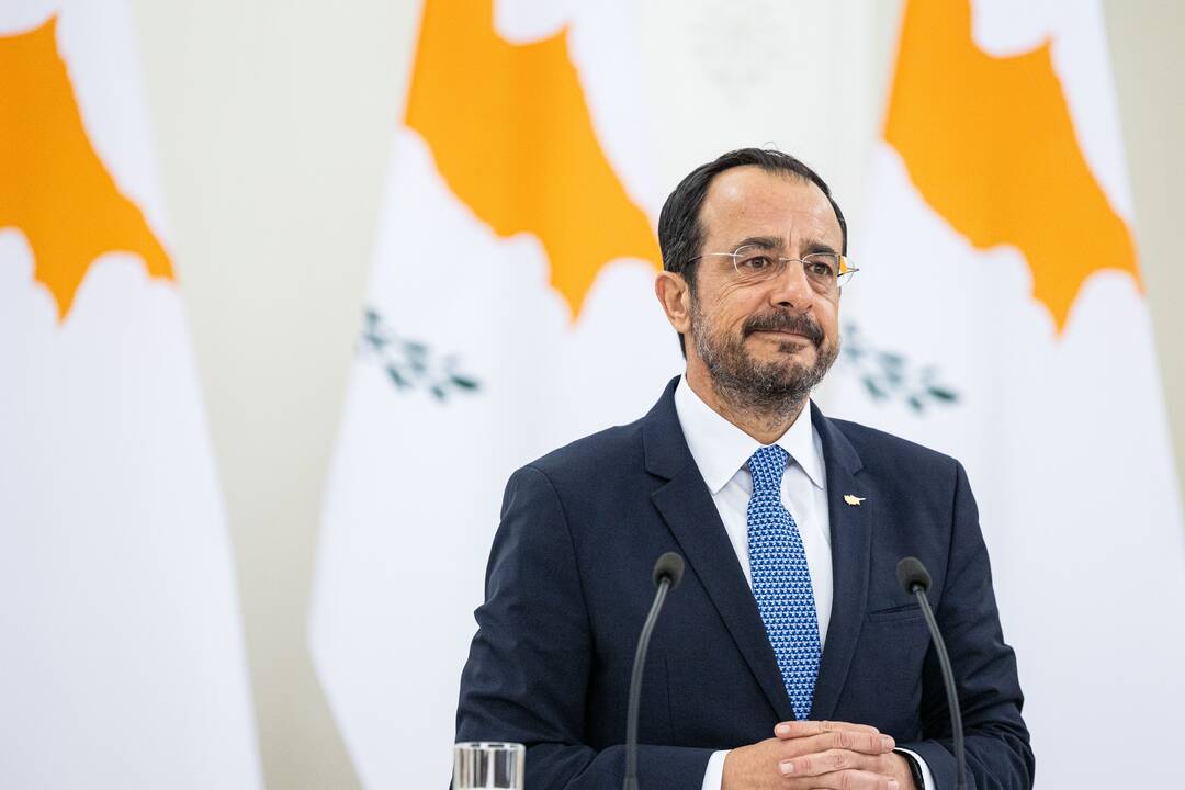 Lietuvos ir Kipro prezidentų spaudos konferencija