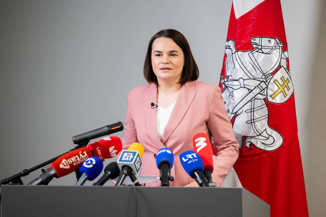 Sviatlanos Cichanouskajos spaudos konferencija