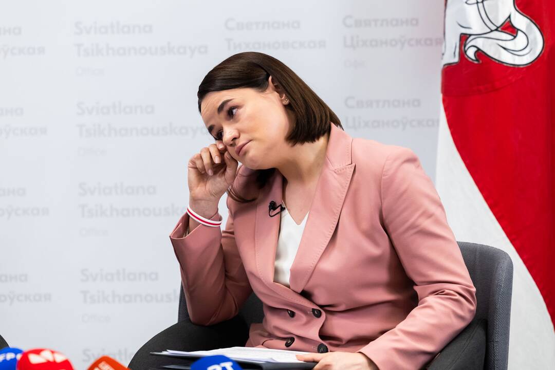 Sviatlanos Cichanouskajos spaudos konferencija