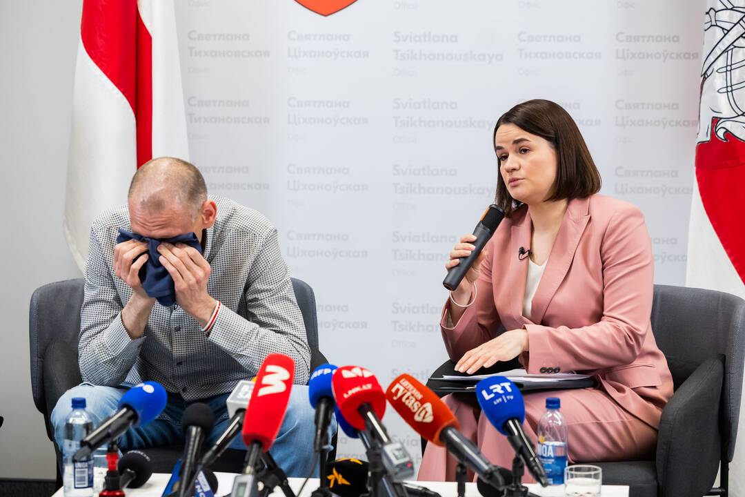 Sviatlanos Cichanouskajos spaudos konferencija