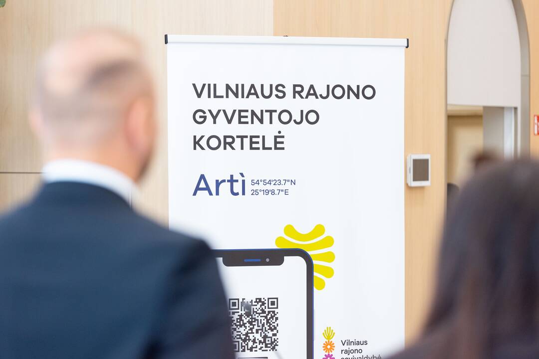 Pristatyta Vilniaus rajono gyventojo kortelės iniciatyva