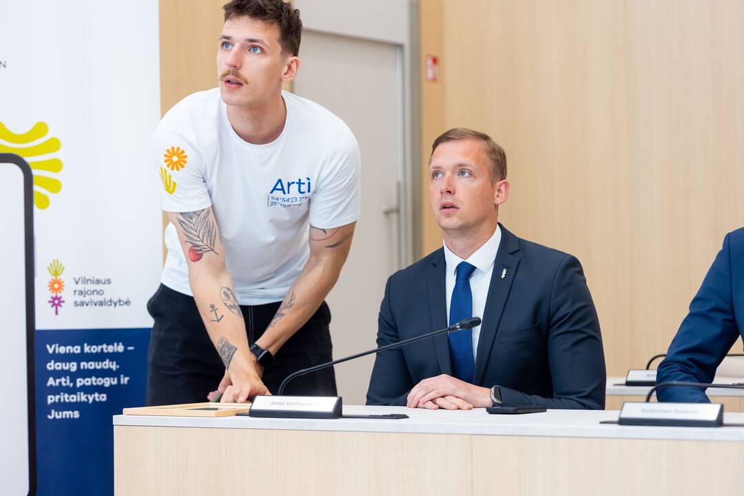 Pristatyta Vilniaus rajono gyventojo kortelės iniciatyva