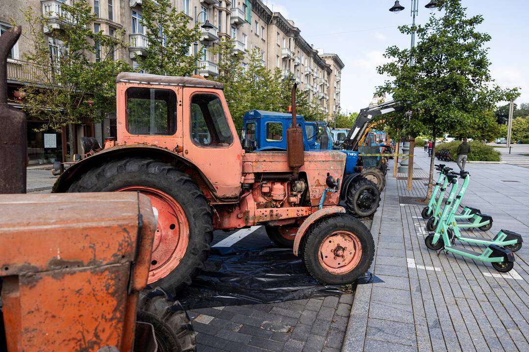 Pakartotinis ūkininkų protestas prie Seimo